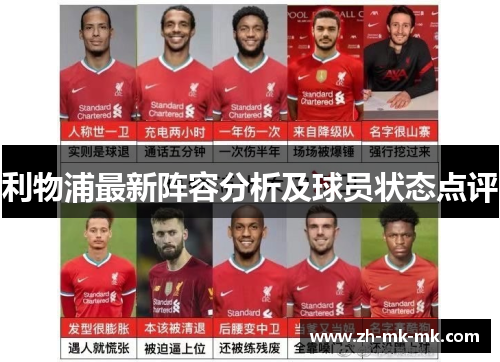 利物浦最新阵容分析及球员状态点评